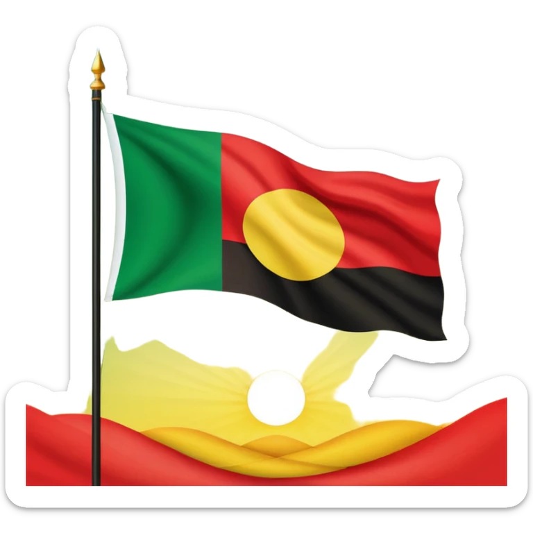 biafran flag emoji  more like an country flag yk sticker