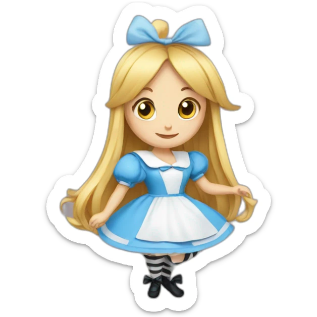 Alice in Wonderland sticker