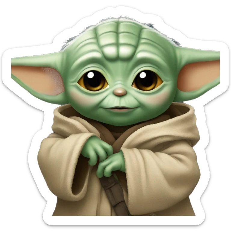 Baby yoda sticker