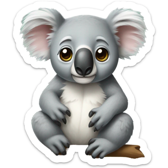 koala somnoros sticker