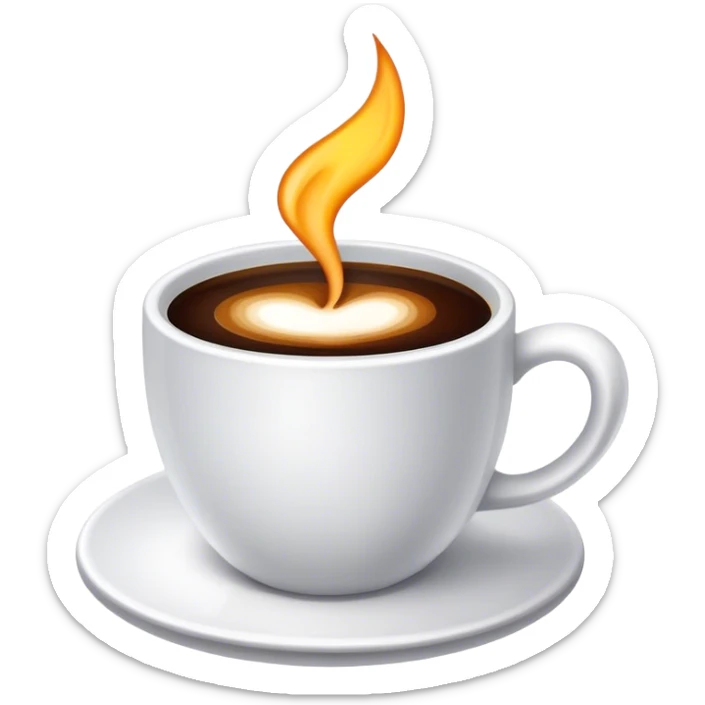 Coffe sticker