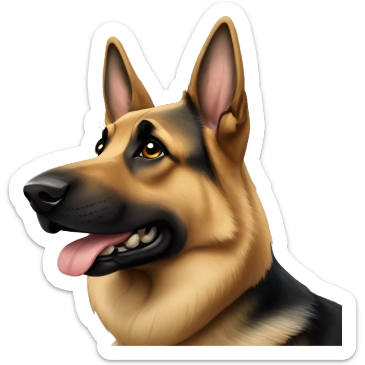 german shepherd sticker