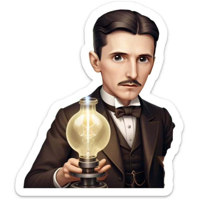nikola-tesla-–-cinematic-realistic-portrait-of-nikola-tesla,-depicted-as-a-visionary-inventor-with-intense,-thoughtful-eyes-and-period-attire,-surrounded-by-subtle-arcs-of-electric-light-and-early-laboratory-apparatus,-rendered-with-d (1) sticker
