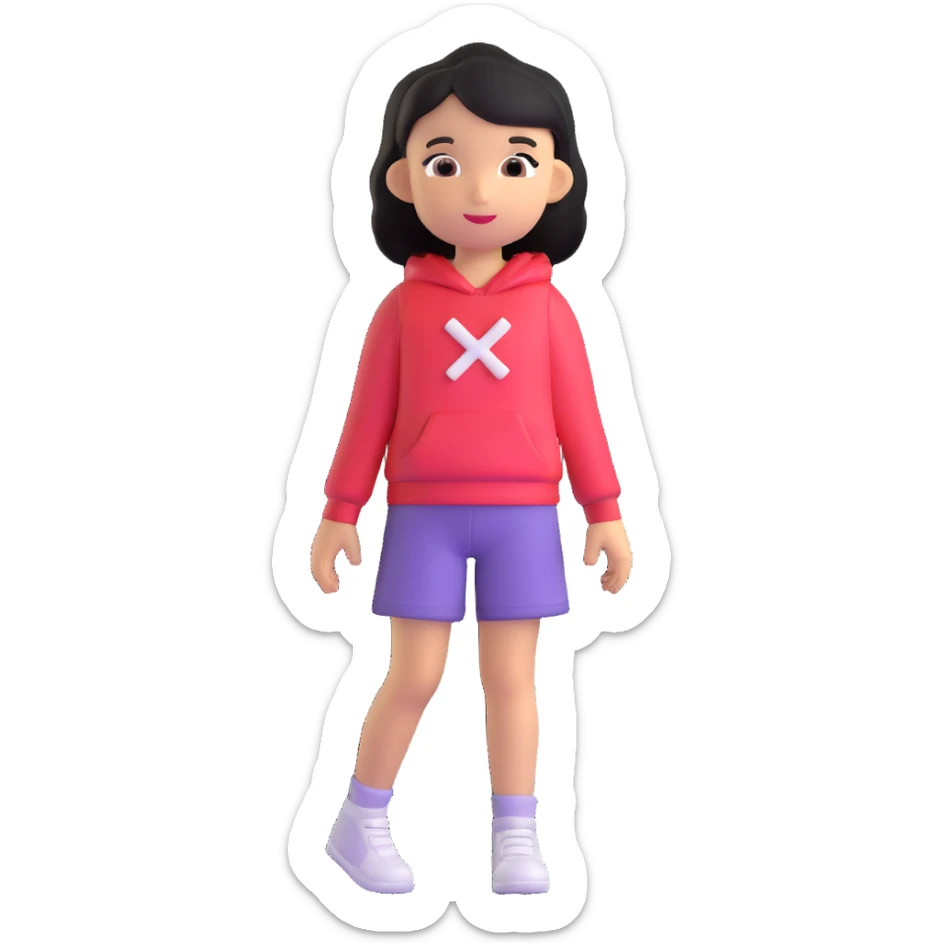 beautiful girl sticker