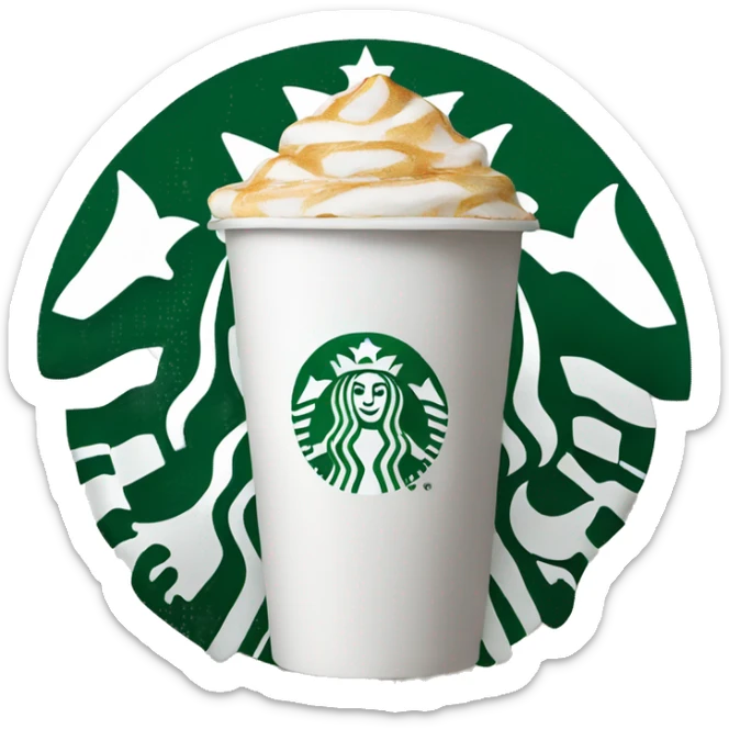 Starbucks sticker