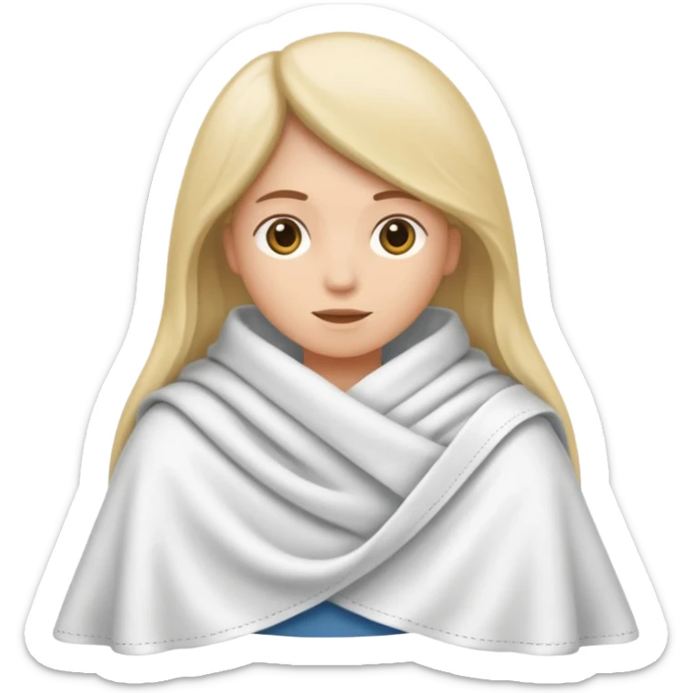 een meisje die voor een ziekenhuis staat en die aan het wenen is terwijl een vrouw tegen haar schreeuwt sticker