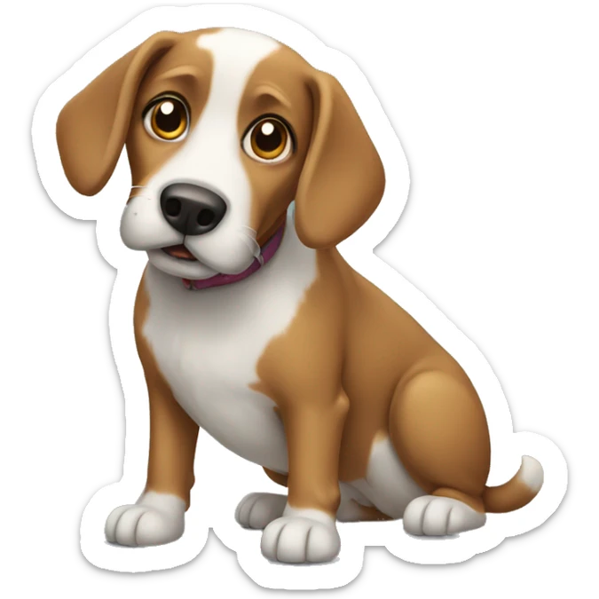 Dog sticker