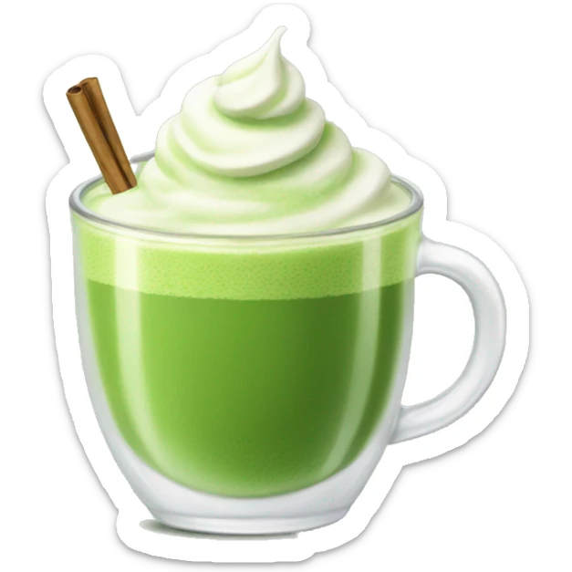 Matcha latte  sticker