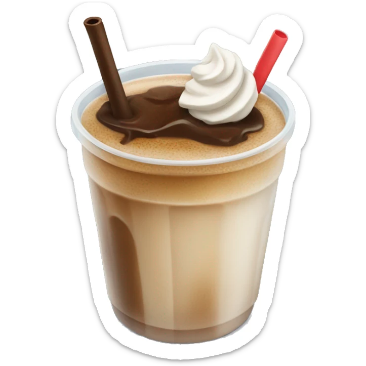 Ice coffee sticker