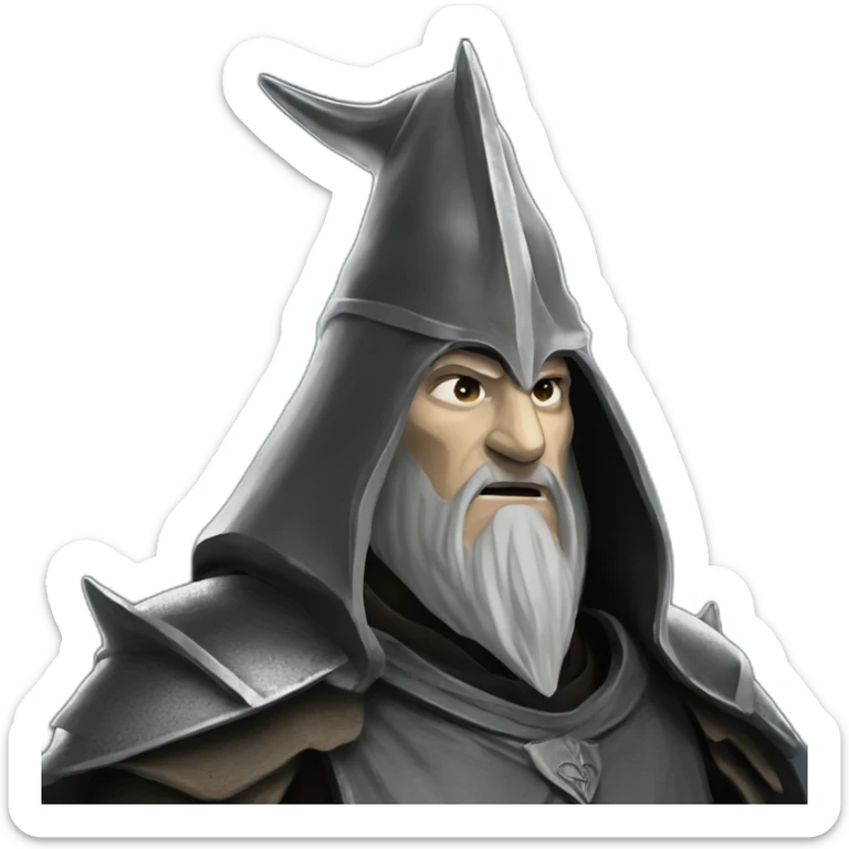 witch-king of angmar lord of the rings movie character sticker