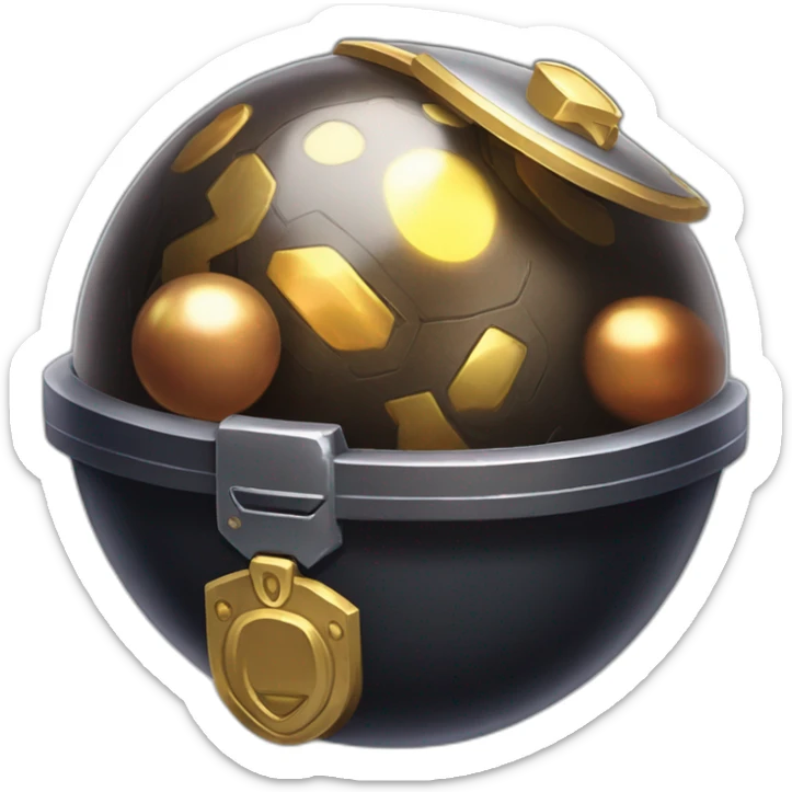 Pokemon Game LootCase Color Obsidian Rich Treasure Legendary Epic Pokeballs and Pokemons Inside this have Shiny Glow sticker
