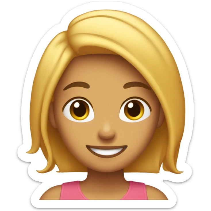 Chica risada y chica lasia sticker