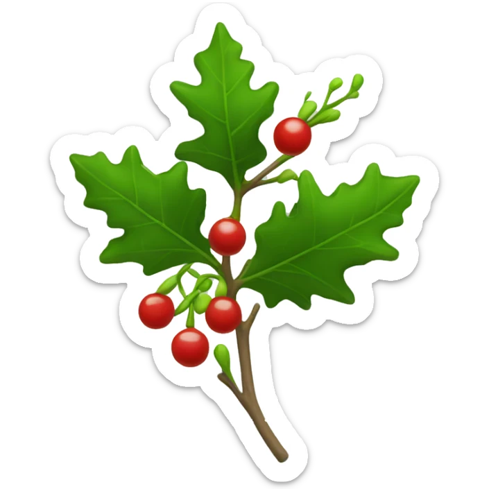 Mistletoe sticker