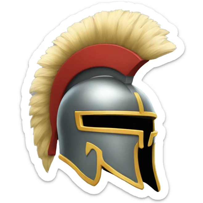 Warrior helmet sticker