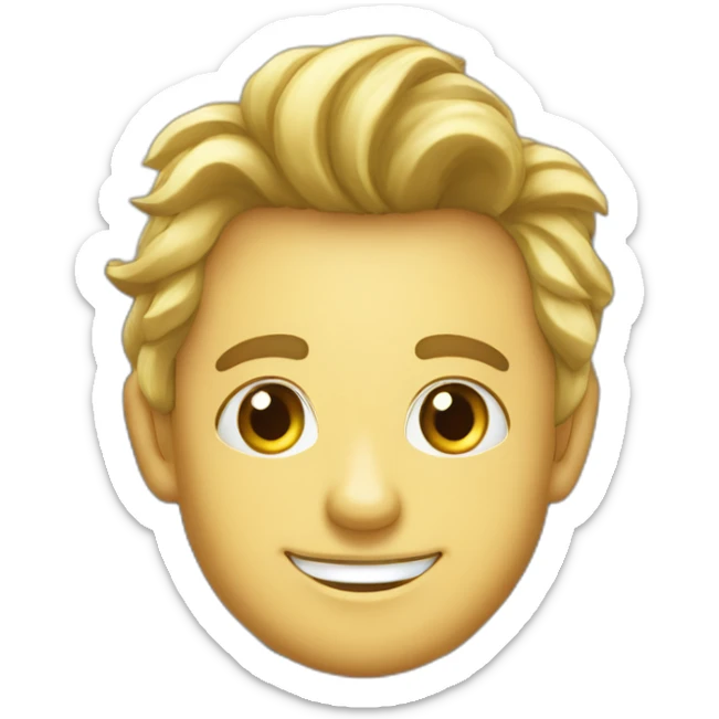 Employee of the real estate agency "Floors" with a badge sticker