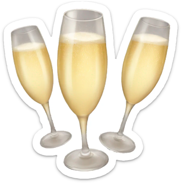 champagne  sticker