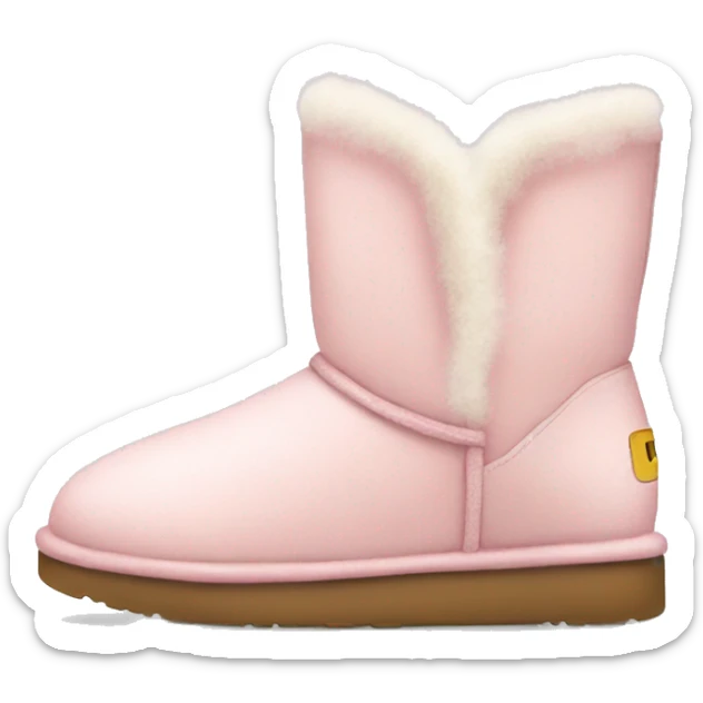 light pink uggs sticker