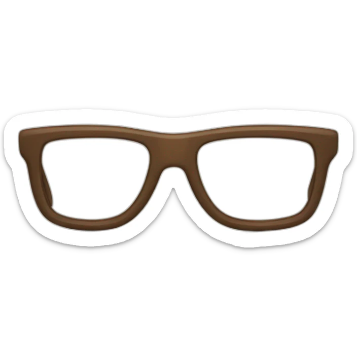 Glasses sticker