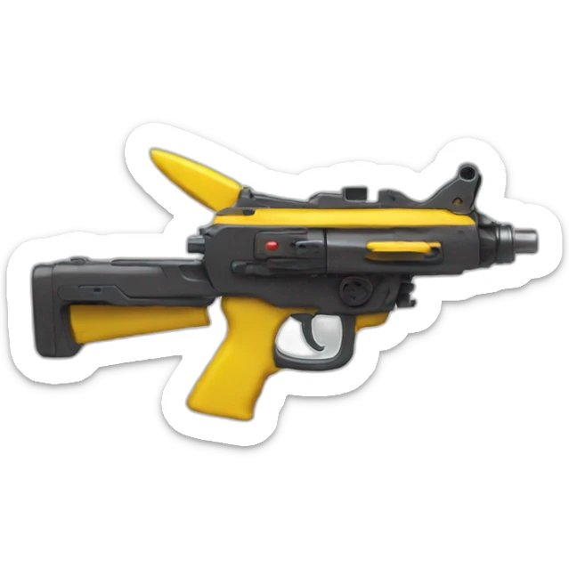 Pikachu gun  sticker