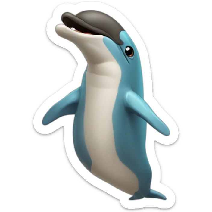 goofy said what a desert man ohh is a dolphin desert jigglyouff talked to goofy like that  sticker