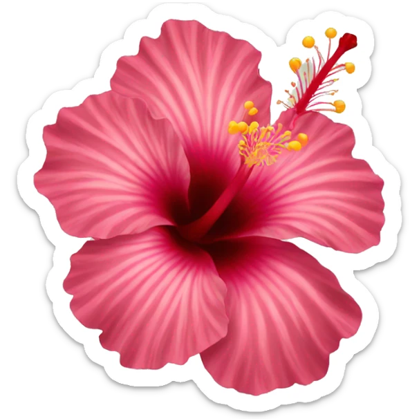 hibiscus sticker