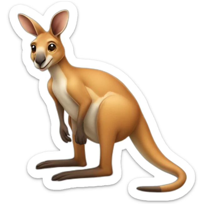 kangaroo sticker