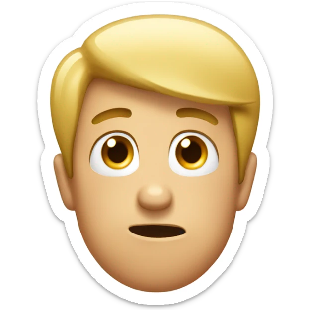 Embarrassed but also excited  sticker