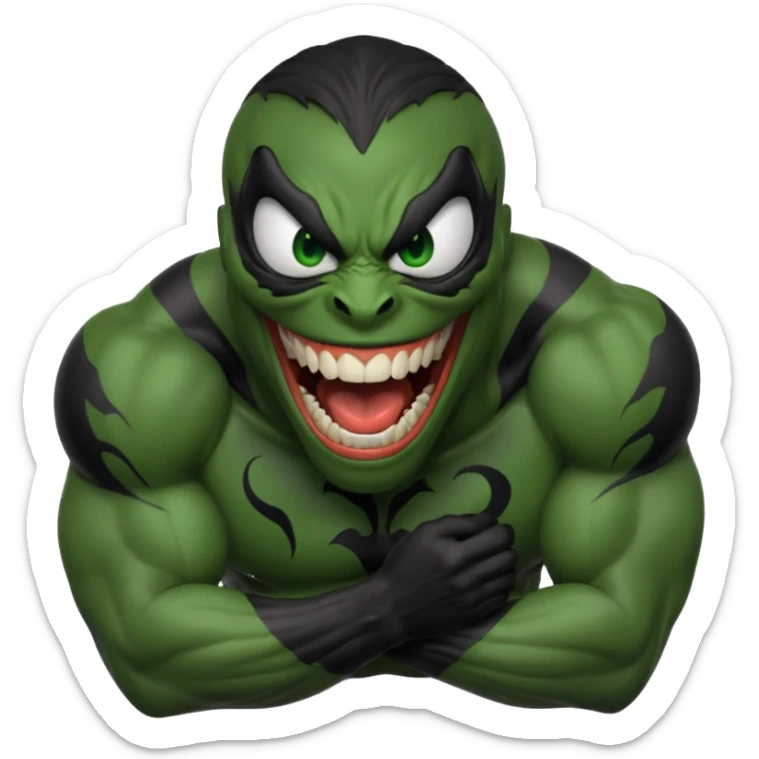 Venom qui rigole  sticker