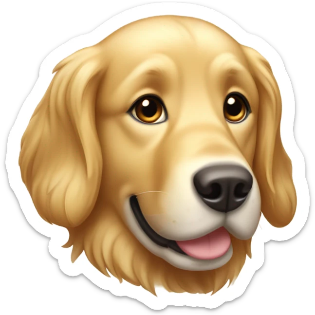 Golden retriever sticker