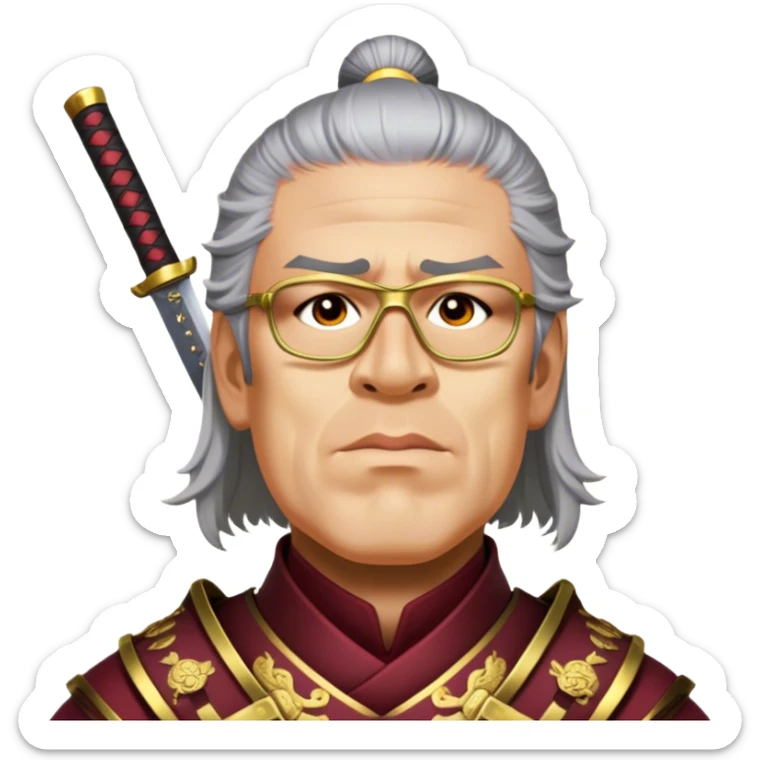 Samurai Leader sticker
