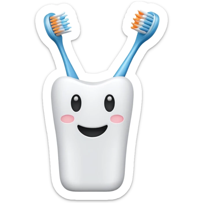 toothbrush sticker