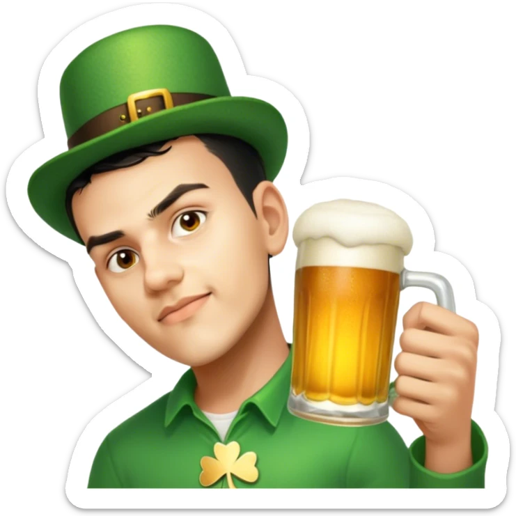 Having a Beer sticker