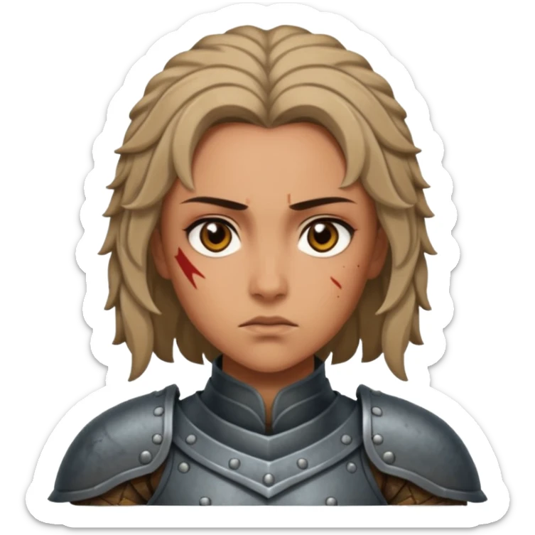 There is a series named the100 and i want to make a emoji of lexa Alycia jasmine make it realistic sticker