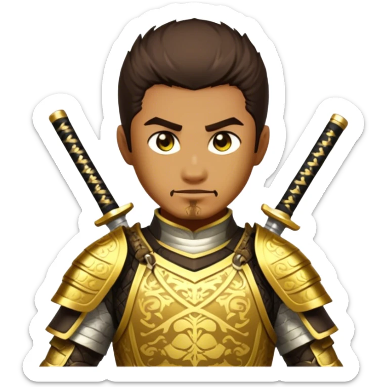 Golden Samurai sticker