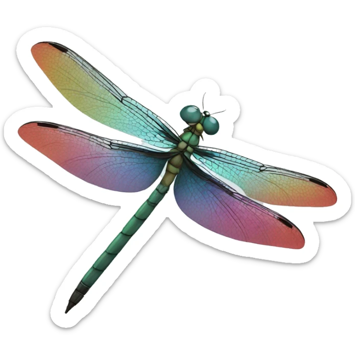 Dragonfly sticker