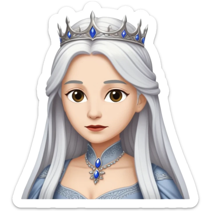 queen rhaenyra targaryen from house of the dragon sticker