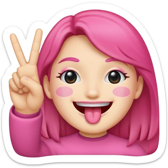 not like this. 🤘 flip this emoji and put it in front of the mouth sticker