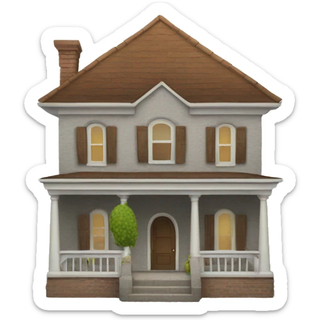A house  sticker