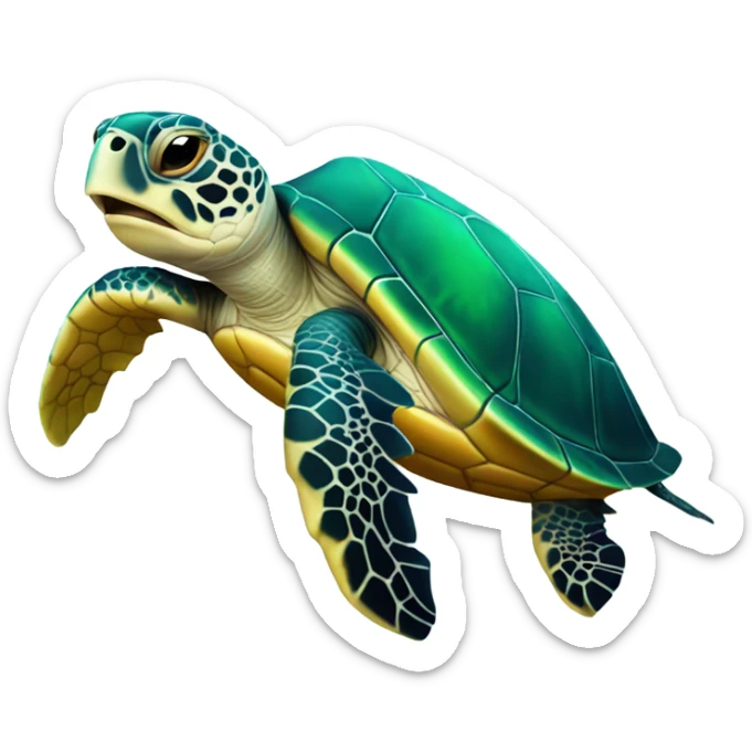 sea turtle  sticker