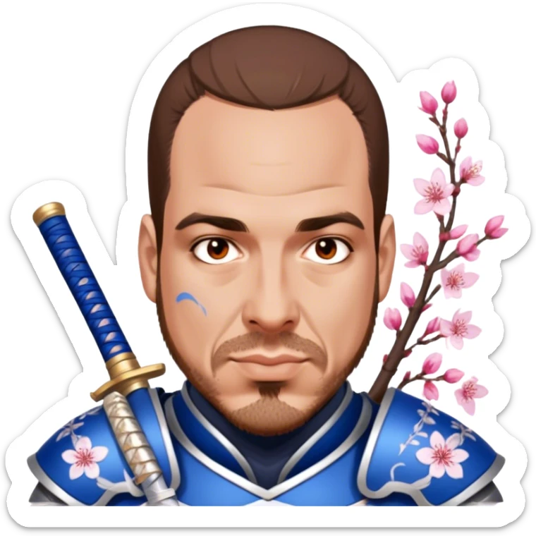 Samurai Warrior sticker