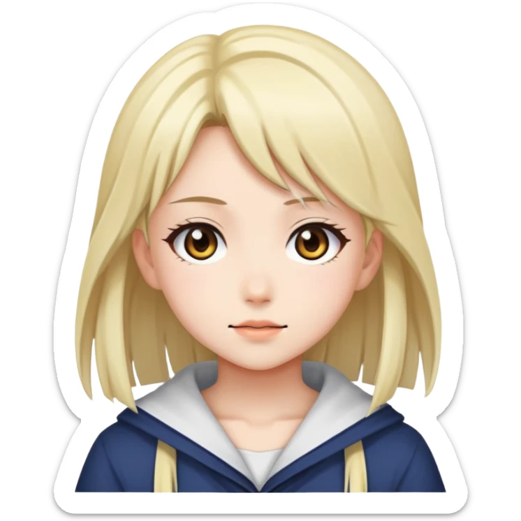 anime girl  sticker