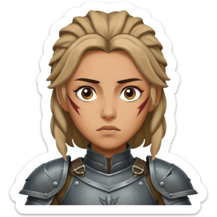 There is a series named the100 and i want to make a emoji of lexa Alycia jasmine make it realistic sticker