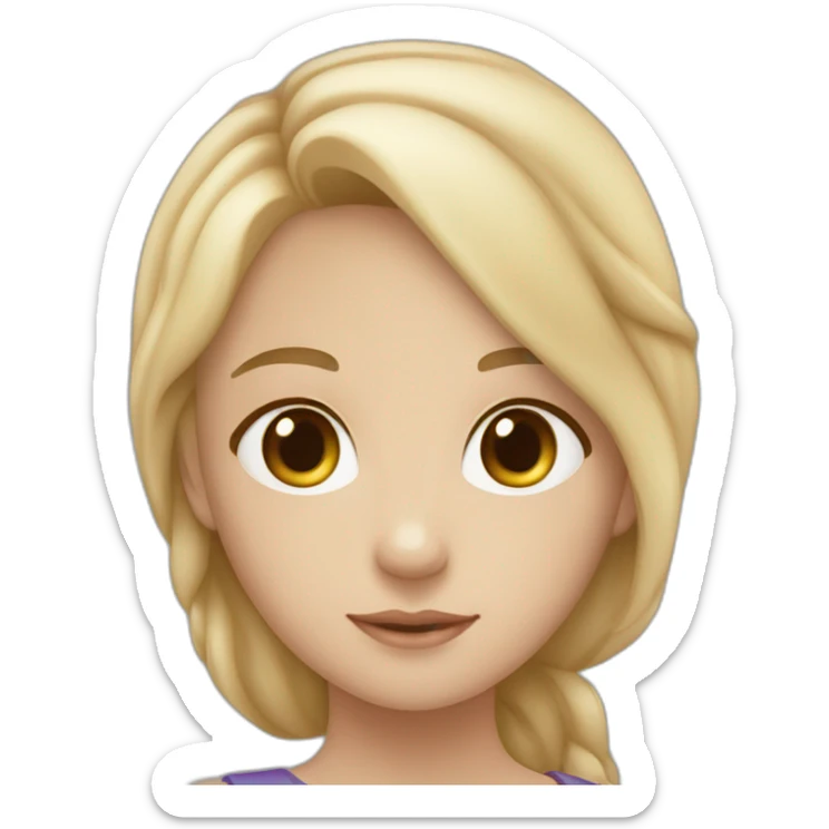 “blonde girl with tan skin and blue eyes” holding hands with “boy with light brown hair and hazel eyes” sticker