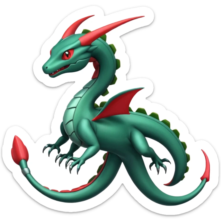 Hydra-Scizor-Salamence-Rayquaza-Zygarde-Salandit-fusion (full body) sticker