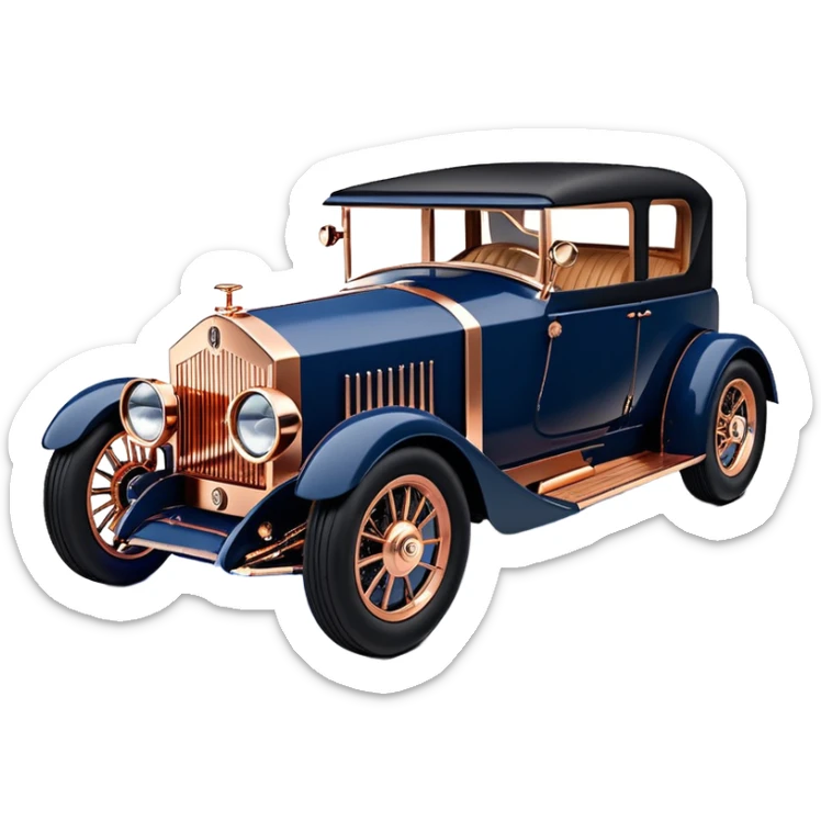 dark blue led lights Darth Vader’s hot rod nazi 1927 delicately inlaid rose gold wood barrel accents Scrooge McDuck’s Rolls Royce futuristic electric plasma motors and dynamos with wide racing wheels that are strong agility advanced suspension and steering sticker