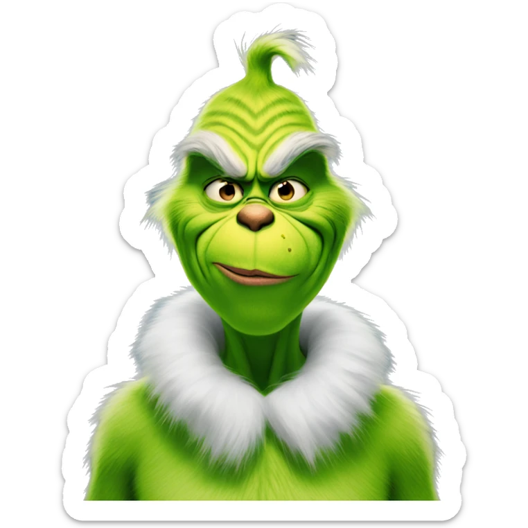 The grinch sticker