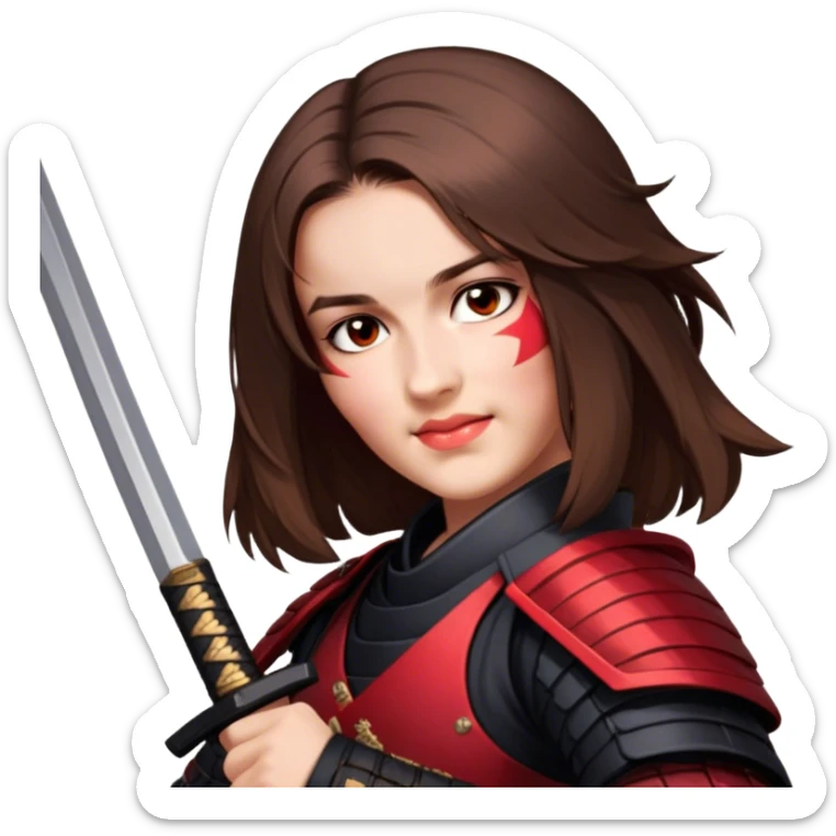 Fierce Samurai sticker