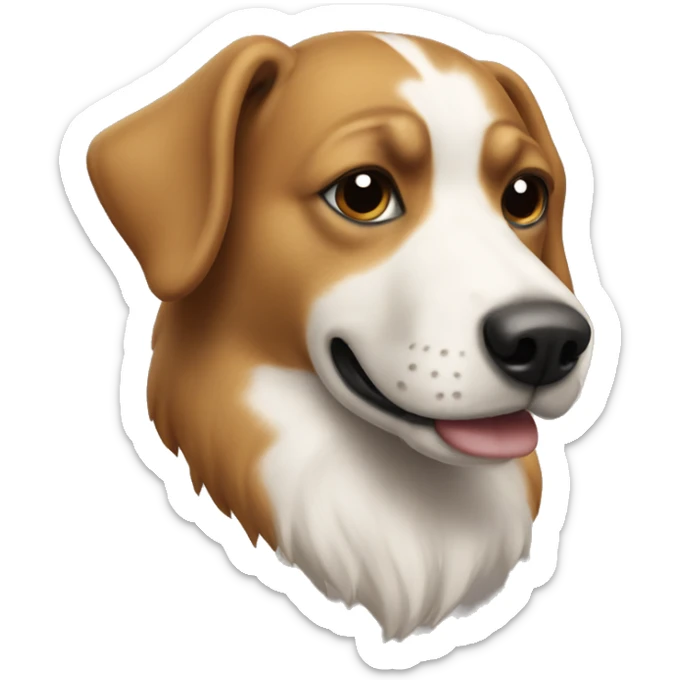 dog on dog on dog on dog on dog on dog 1000000000000 times sticker