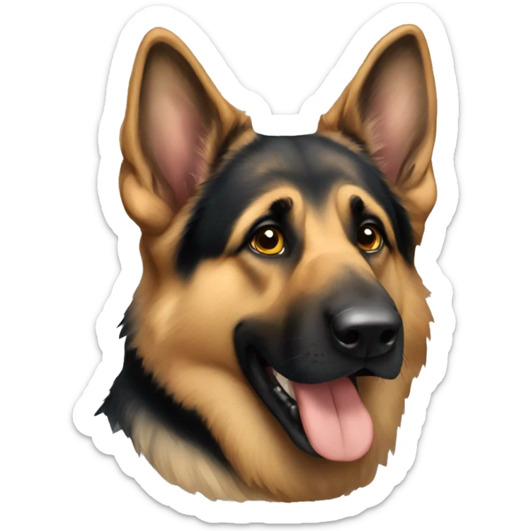 German shepherd  sticker