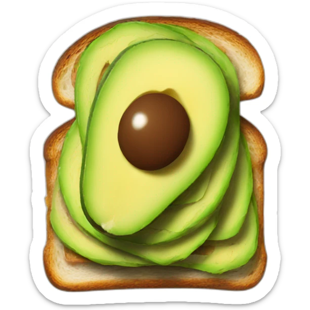 Avocado toast  sticker